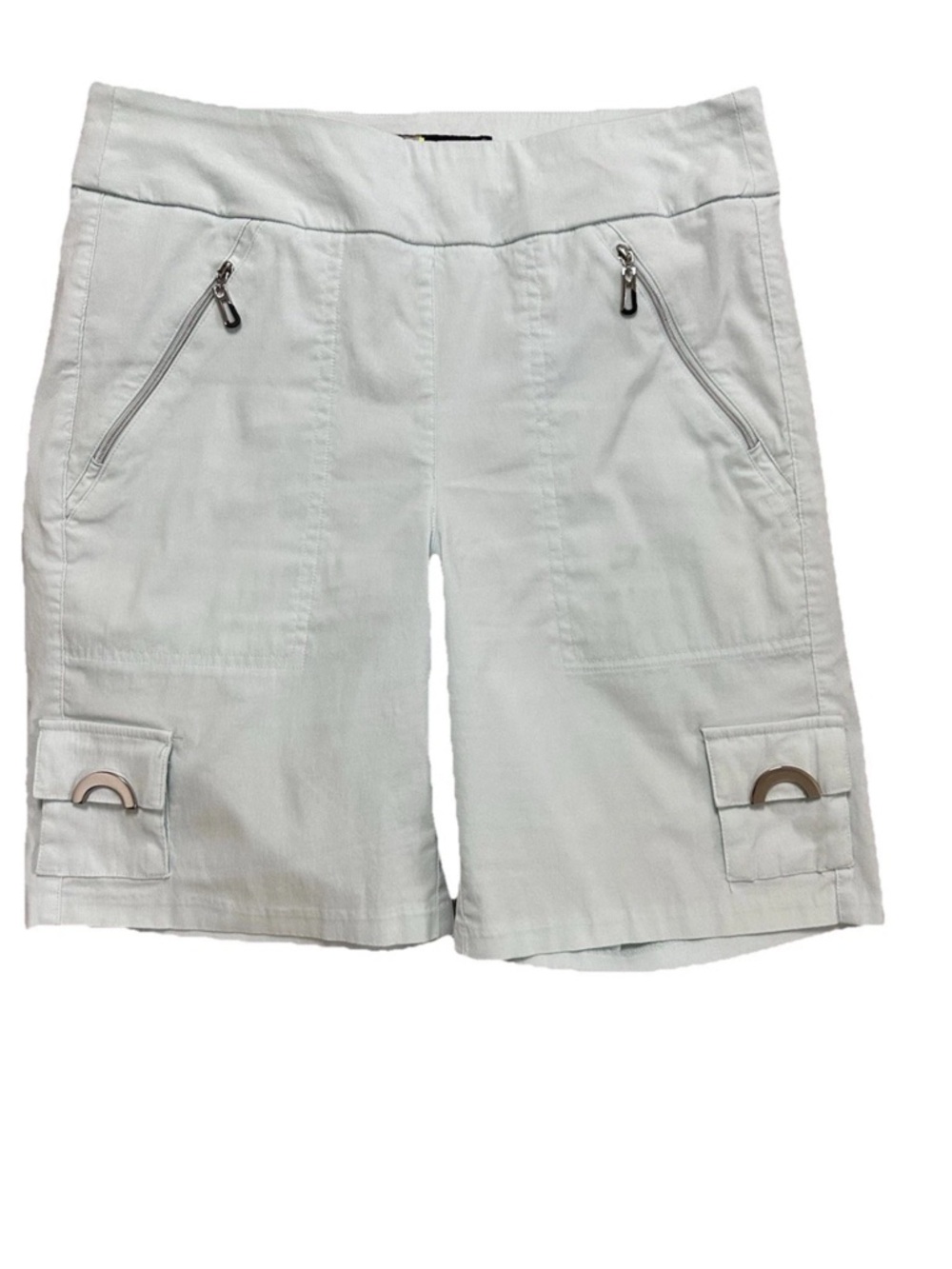 Jamie Sadock Women's Golf Shorts Zip Pockets Light Blue Size 10